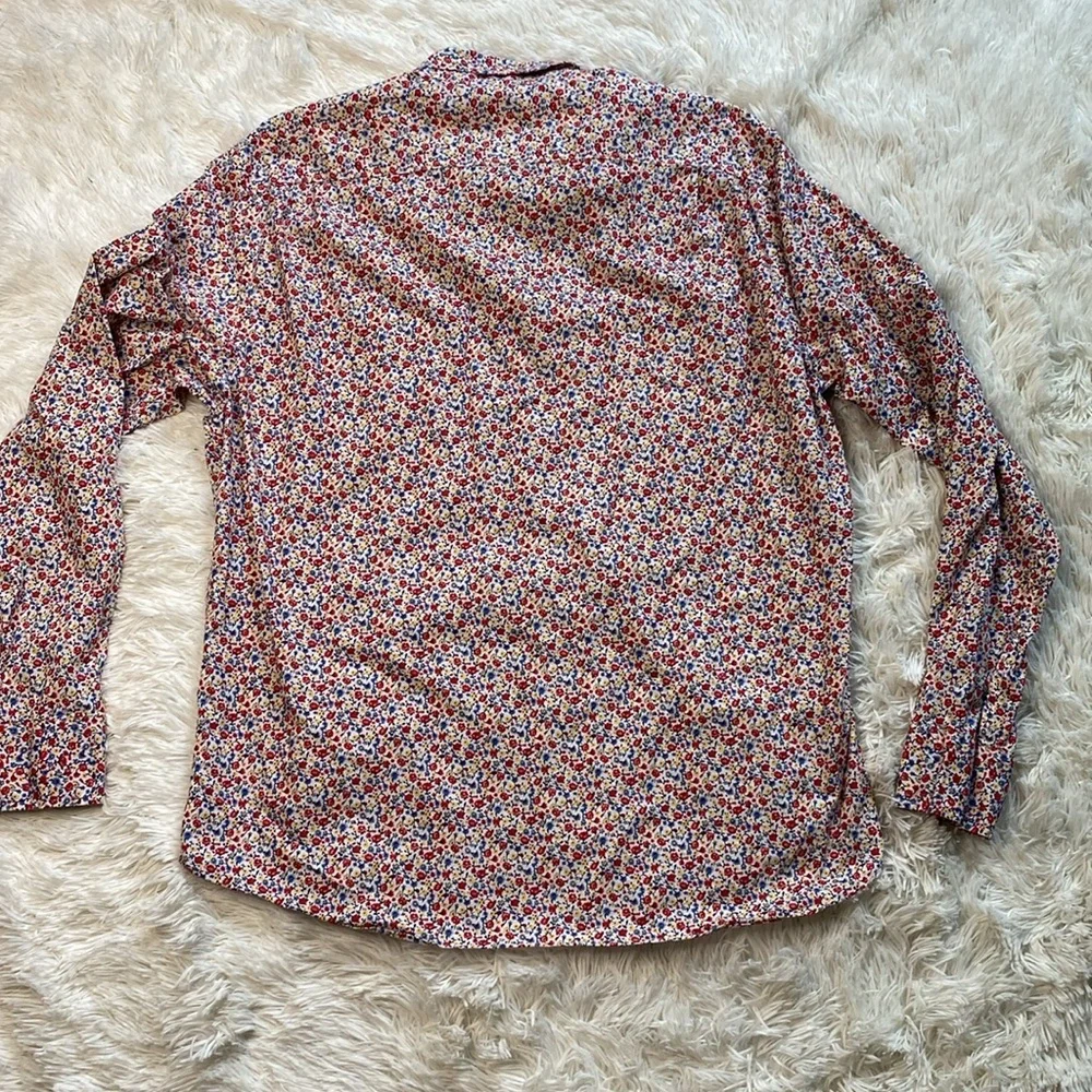 J. Crew Floral Print Button‎ Down Shirt